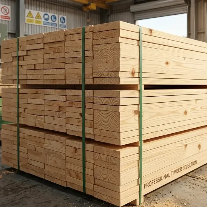 European Pine red wood timber with natural grain and knot texture for premium woodworking