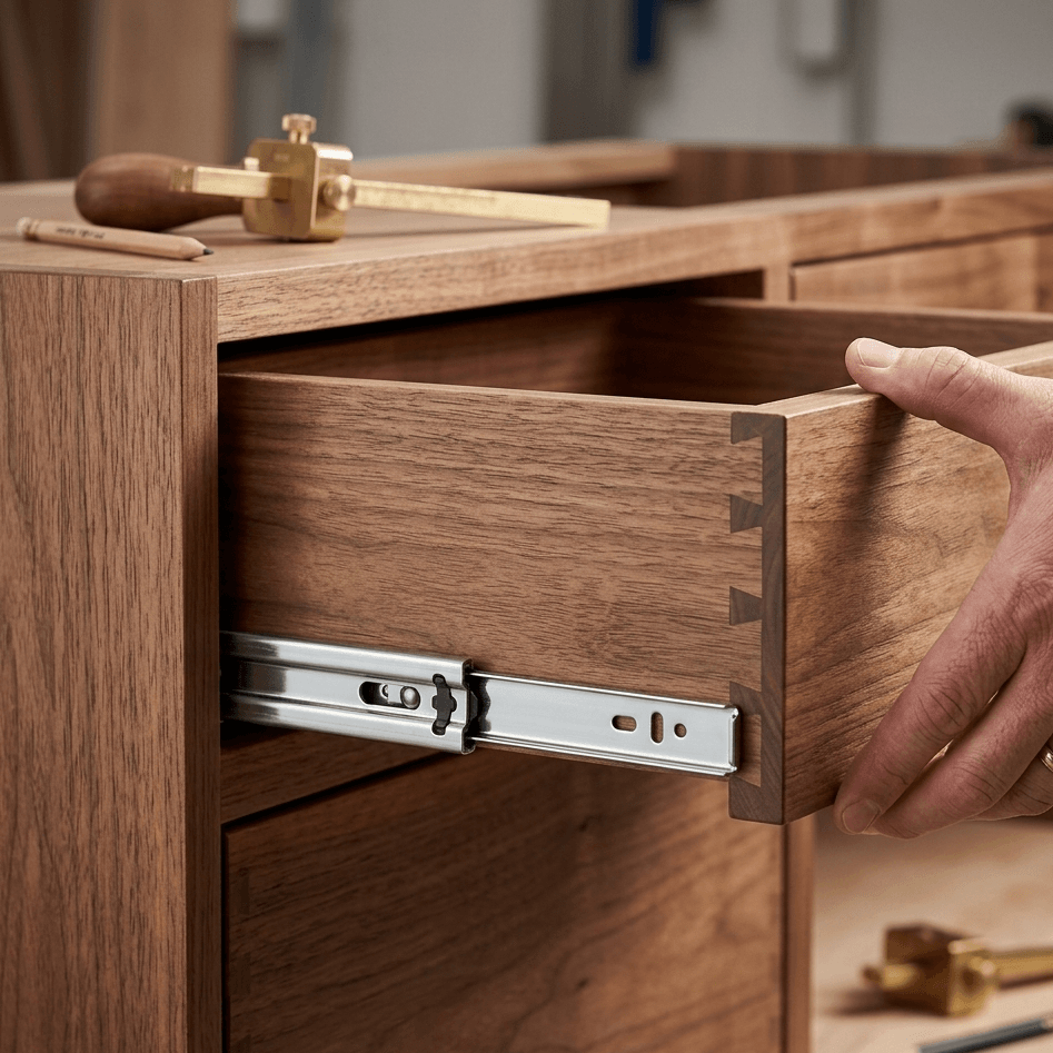 Smooth operation telescopic channel tested for long-lasting drawer performance