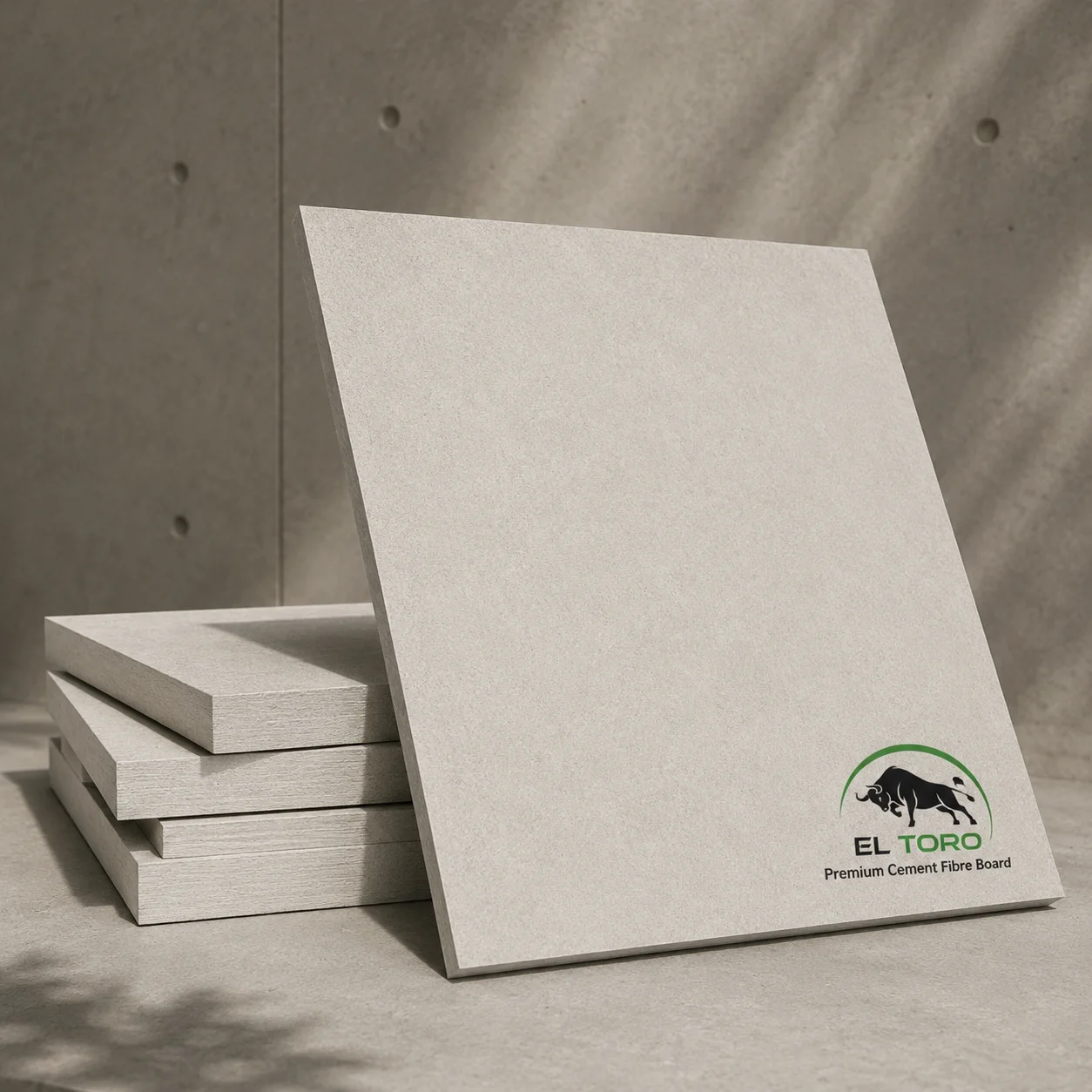 EL TORO cement fibre board with stacked fibre cement sheets